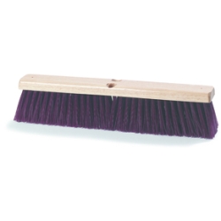 24" CRIMPED POLY HEAVY DUTY FLOOR SWEEP 12/CS